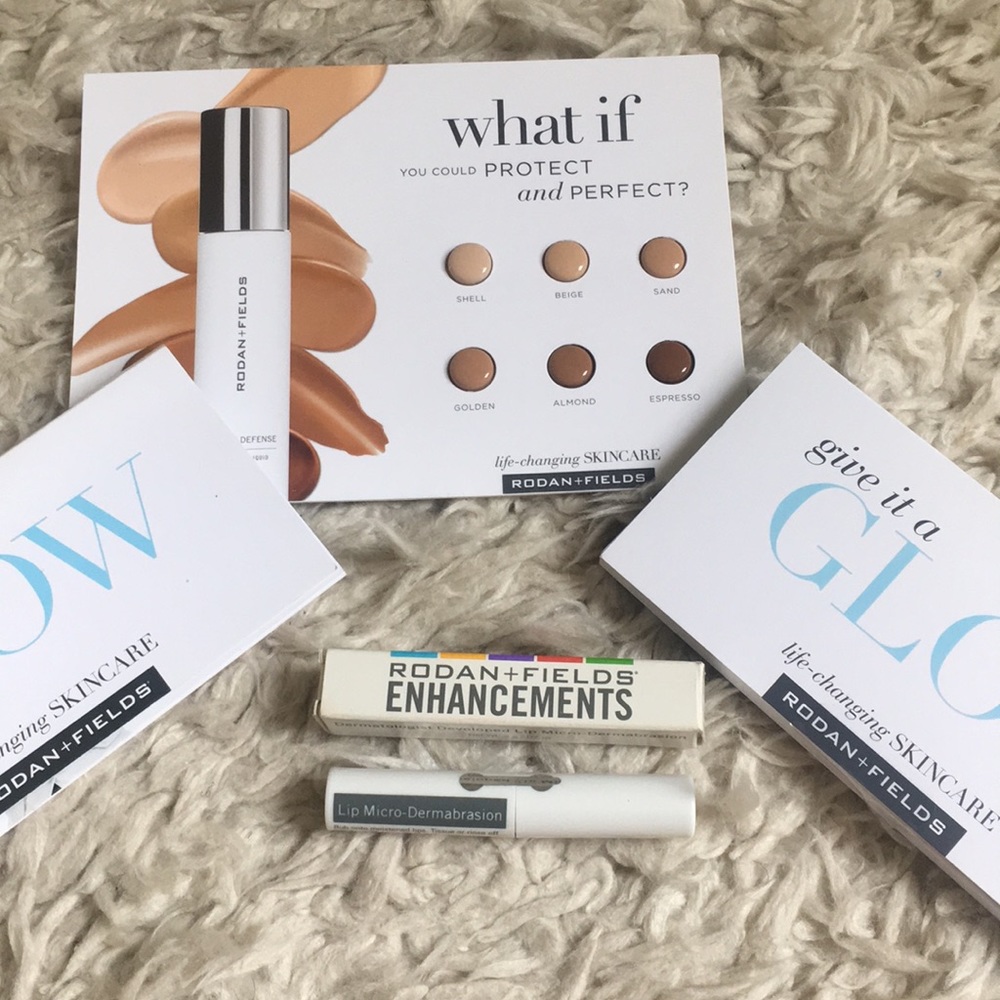 New rodan + Fields lip microdermabrasion & samples